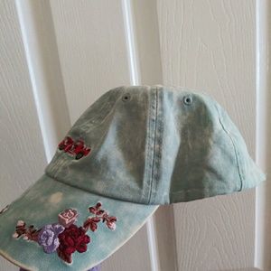 Soft light denim baseball cap